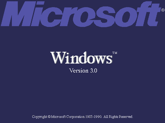 Windows 3.0 Title Screen (1990)
